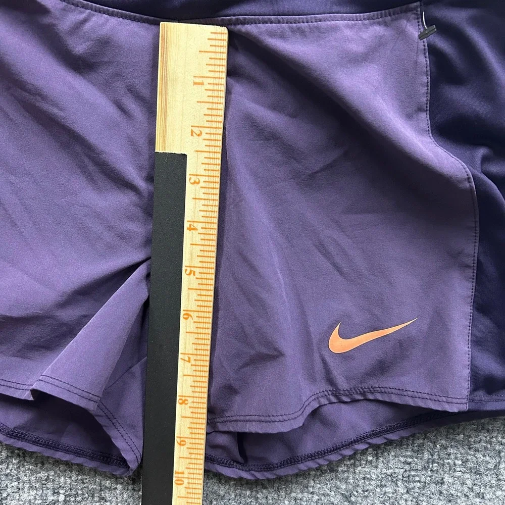 Nike Athletic Shorts Womens Size S Purple Dri-Fit Running Breathable Lightweight